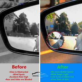 2 PCS CAR VEHICLE BLIND SPOT MIRROR