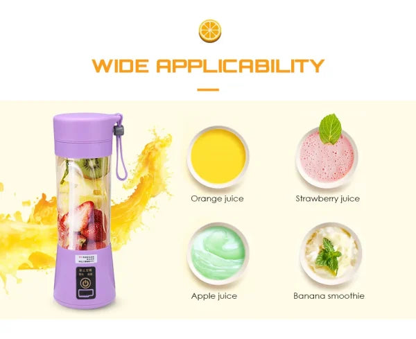 Portable Mini Electric Juicer USB Rechargeble