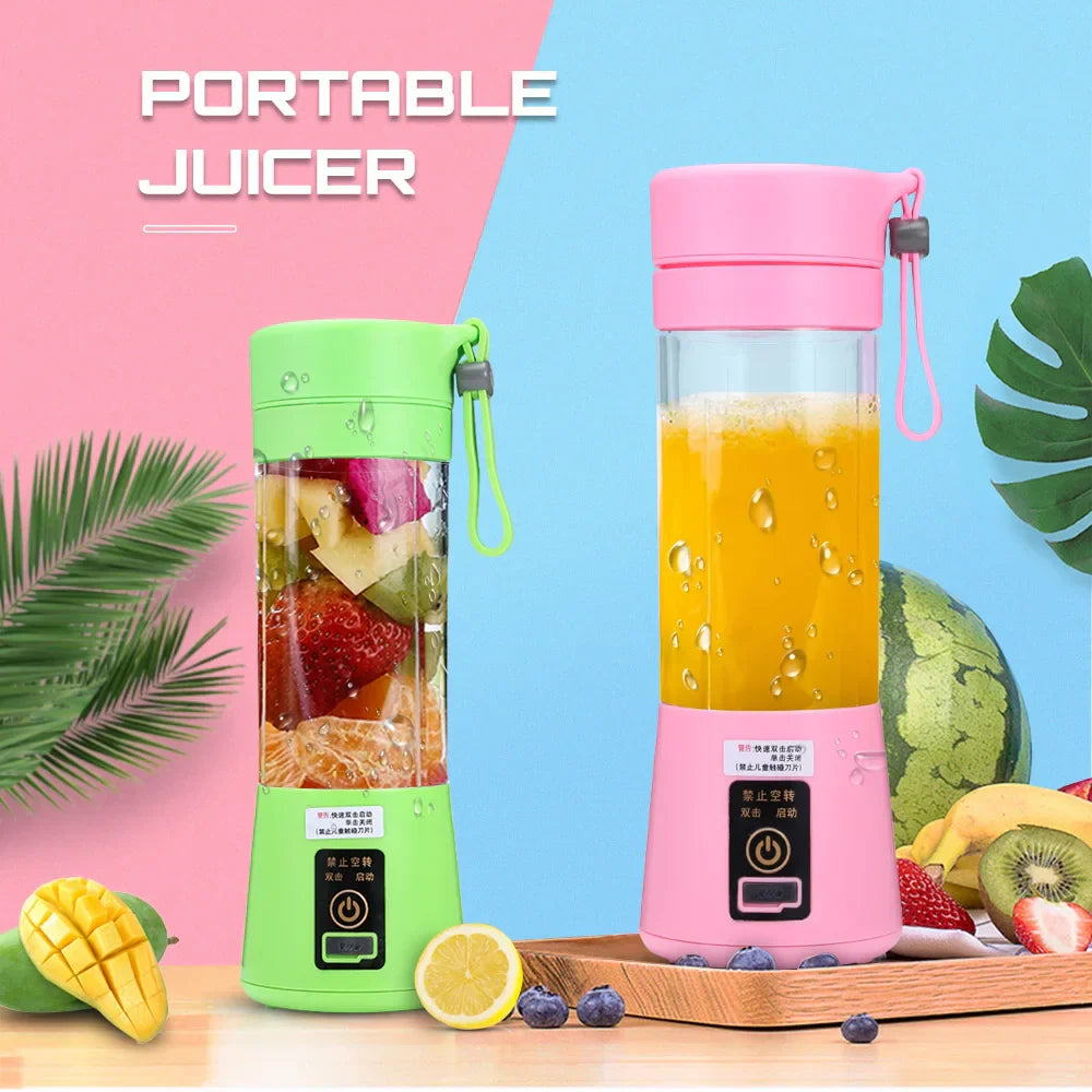 Portable Mini Electric Juicer USB Rechargeble